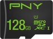 Atminties kortelė Micro-SD 128GB PNY High Perf. kaina ir informacija | Atminties kortelės fotoaparatams, kameroms | pigu.lt