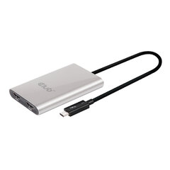 „Sensevision Thunderbolt 3“ į dvigubą HDMI 2.0 adapterį цена и информация | Адаптеры, USB-разветвители | pigu.lt