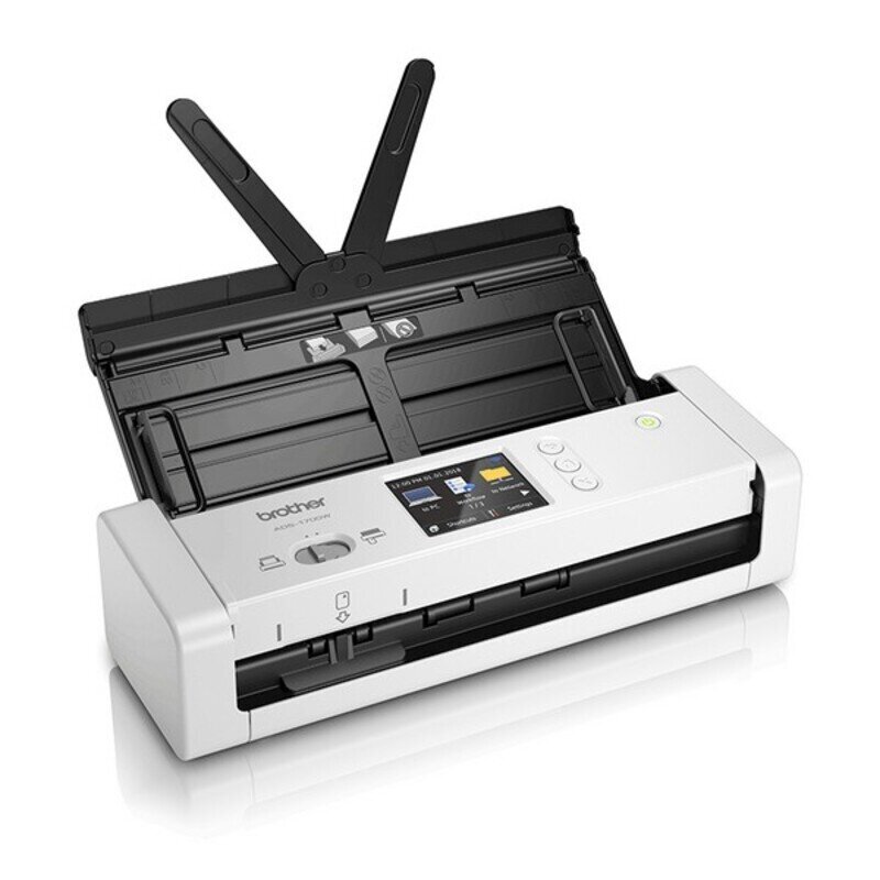 Nešiojamasis dvipusis spalvotas skeneris su Wi-Fi Brother ADS-1700 7,5 ppm 1200 dpi Balta kaina ir informacija | Skeneriai | pigu.lt