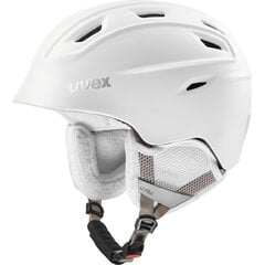 Лыжный шлем Uvex Fierce, белый цена и информация | Горнолыжные шлемы | pigu.lt