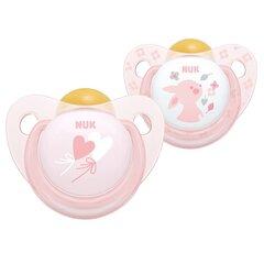 Латексная соска NUK Baby Rose 6-18 мес., 2 шт. цена и информация | Пустышки | pigu.lt