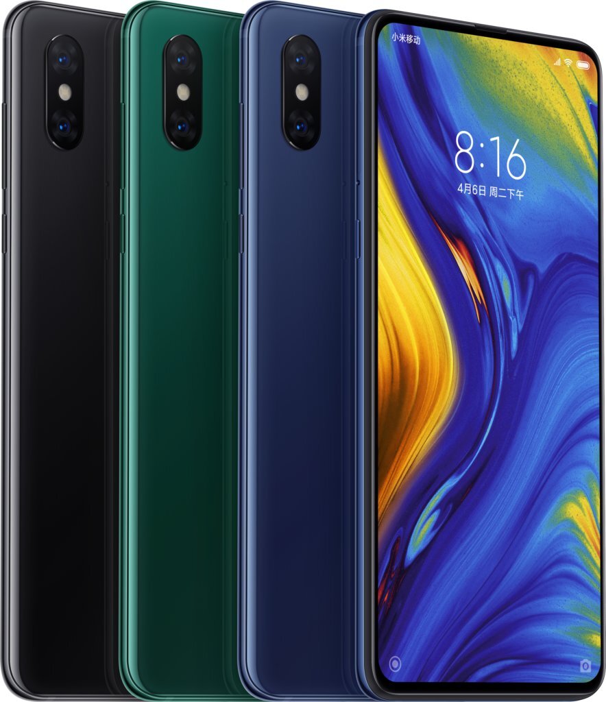 Xiaomi Mi Mix 3, 128 GB, Onyx Black цена и информация | Mobilieji telefonai | pigu.lt