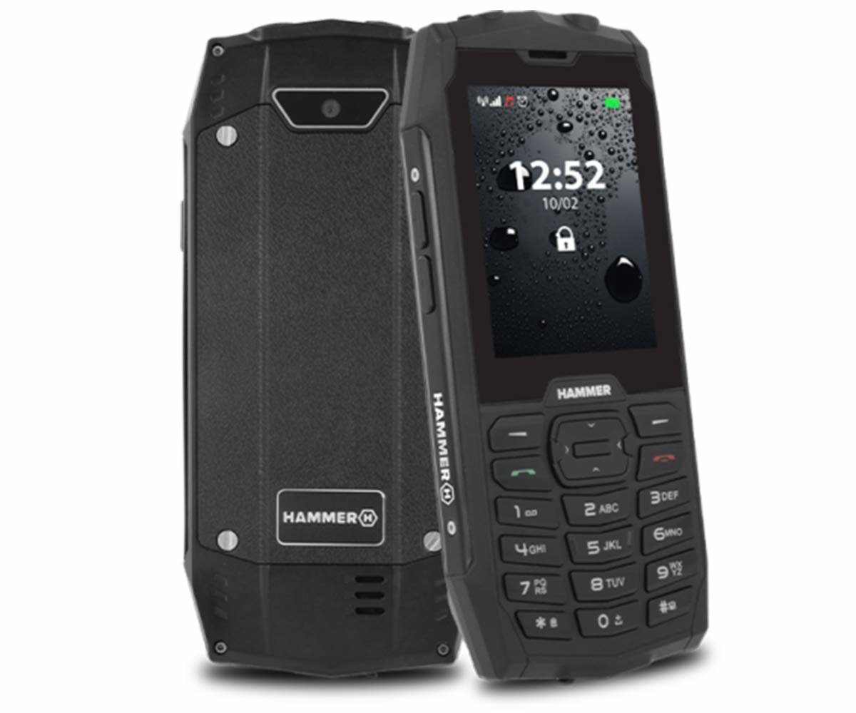 MyPhone Hammer 4, Dual Sim, Black (LT, LV, EE) kaina ir informacija | Mobilieji telefonai | pigu.lt