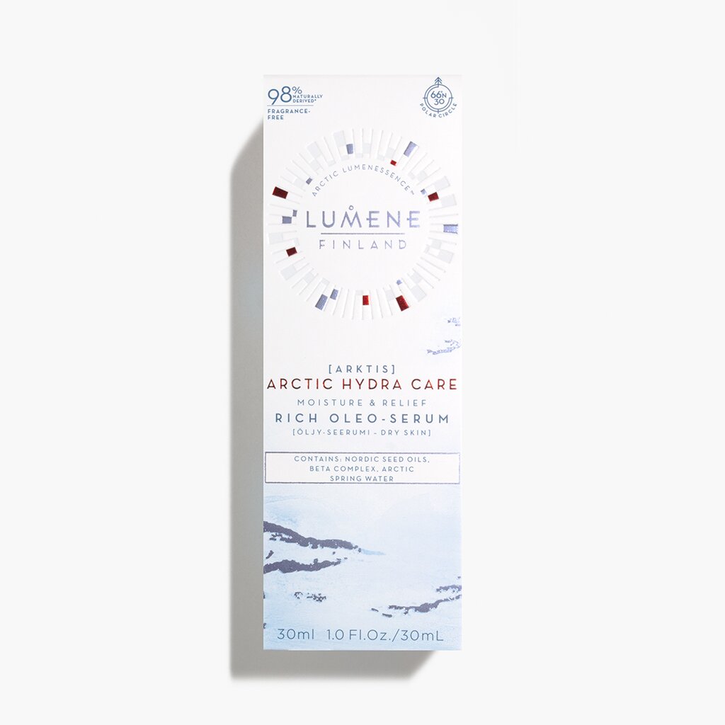 Drėkinamasis veido serumas Lumene Arctic Hydra Care Arktis Moisture & Relief Rich Oleo 30 ml цена и информация | Veido aliejai, serumai | pigu.lt
