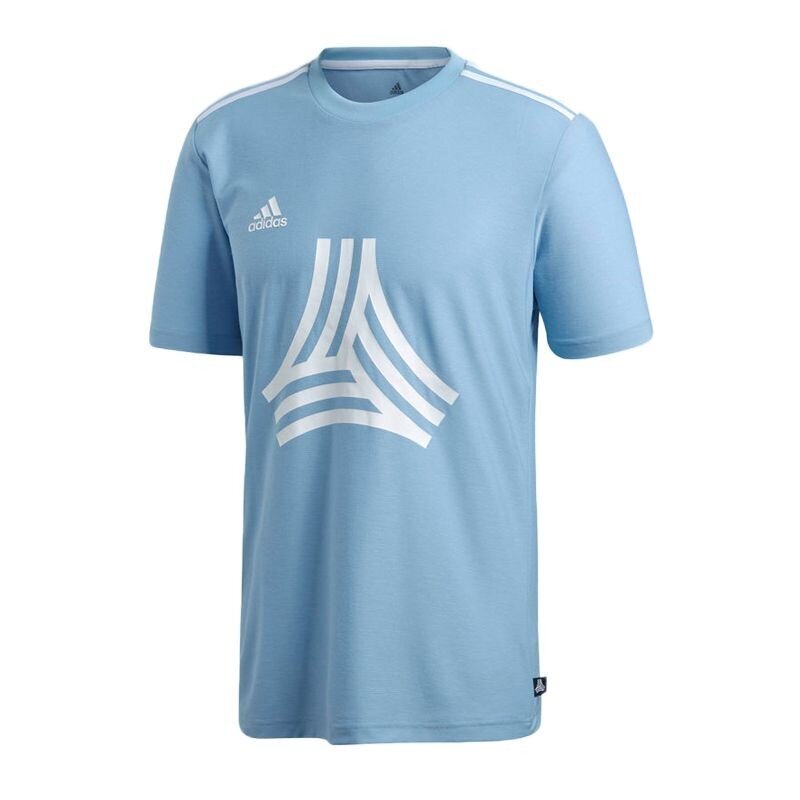 Sportiniai marškinėliai vyrams, adidas Tango Logo Tee M CZ3993 mėlyna цена и информация | Sportinė apranga vyrams | pigu.lt