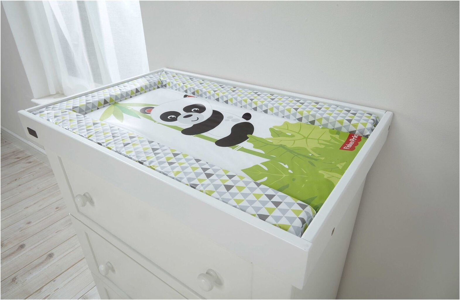 Vystymo lenta su galvūgaliu Fisher Price Changing Mat Panda Hugs цена и информация | Vystyklai ir vystymo priemonės | pigu.lt