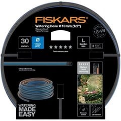 Laistymo žarna Fiskars Q5, 13mm (1/2”) 30 m kaina ir informacija | Laistymo įranga, purkštuvai | pigu.lt