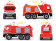 Žaislinis automobilis - gaisrinis automobilis Mercedes LENA Giga Trucks, 64 cm, 3+ цена и информация | Žaislai berniukams | pigu.lt