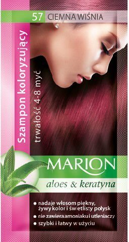 Dažomasis plaukų šampūnas Marion 40 ml, 57 Dark Cherry kaina ir informacija | Plaukų dažai | pigu.lt