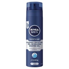 Skutimosi želė vyrams Nivea Men, 200 ml kaina ir informacija | Skutimosi priemonės ir kosmetika | pigu.lt