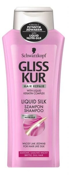 Schwarzkopf Gliss Kur Liquid Silk шампунь 400 мл цена | pigu.lt