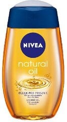 Масло для душа Nivea Natural Oil, 200 мл цена и информация | Масла, гели для душа | pigu.lt