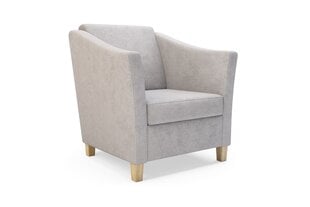 Кресло Bonari, светло-серое цена и информация | Кресла в гостиную | pigu.lt