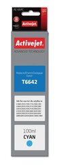 Чернила ActiveJet Epson AE-664C, 100 мл, синий картридж с тонером T6642 цена и информация | Картриджи для лазерных принтеров | pigu.lt