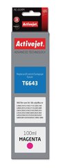 Чернила ActiveJet Epson AE-664M 100 мл, пурпурный картридж с тонером T6643 цена и информация | Картриджи для лазерных принтеров | pigu.lt