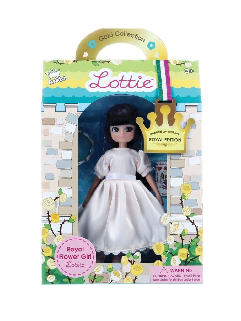 Lėlė Lottie - Karališkųjų vestuvių gėlių mergaitė, 18 cm kaina ir informacija | Žaislai mergaitėms | pigu.lt