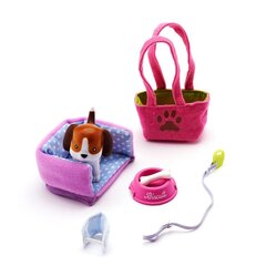 Комплект аксессуаров для куклы Lottie - собака бигль по кличке Бисквит цена и информация | Игрушки для девочек | pigu.lt