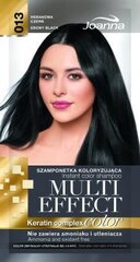 Окрашивающий шампунь для волос Joanna Multi Effect 35 г, 013 Ebony Black цена и информация | Краска для волос | pigu.lt