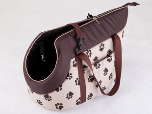 Сумка для транспортировки животных Hobbydog R2, бежевая / коричневая цена и информация | Переноски, сумки | pigu.lt