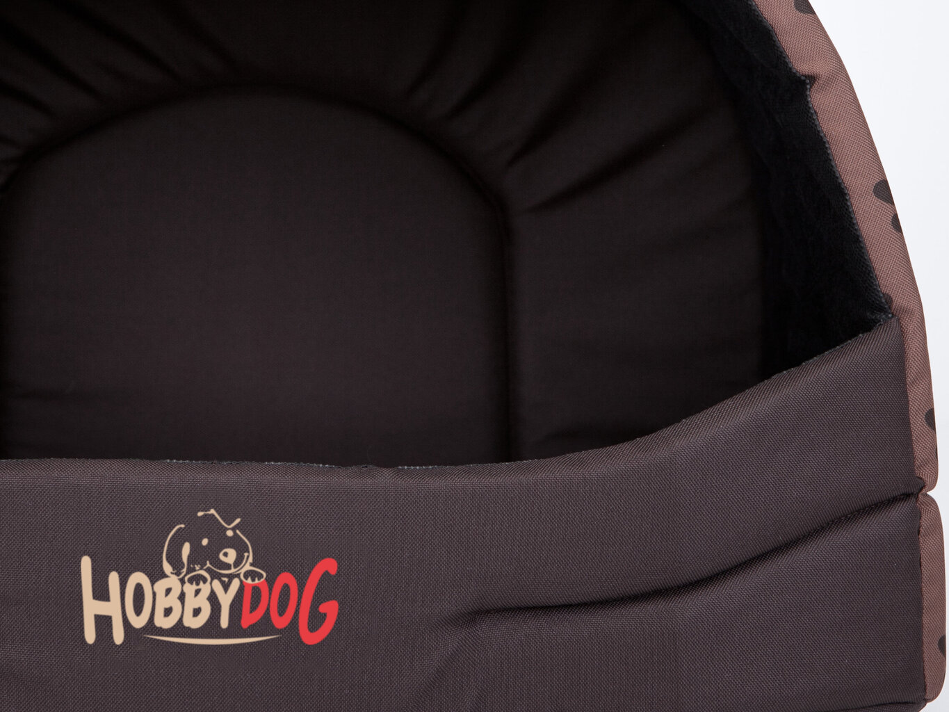 Guolis-būda Hobbydog R4 pėdutės, 60x49x42cm kaina ir informacija | Guoliai, pagalvėlės | pigu.lt