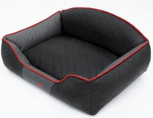 Hobbydog guolis Elite XXL, juodas/pilkas, 110x85 cm kaina ir informacija | Guoliai, pagalvėlės | pigu.lt