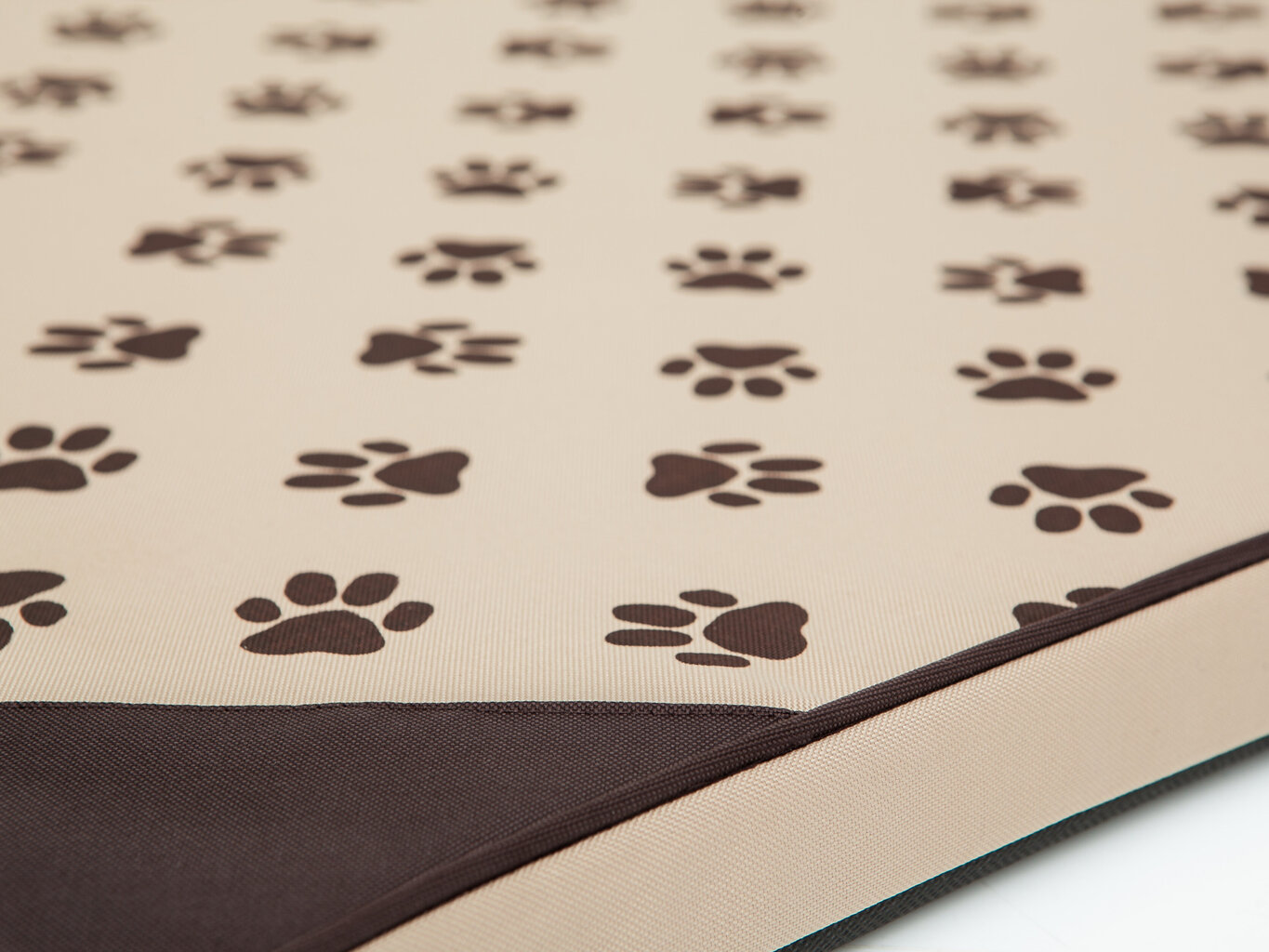 Hobbydog čiužinys XL, 120x80 cm, rudas/kreminis цена и информация | Guoliai, pagalvėlės | pigu.lt