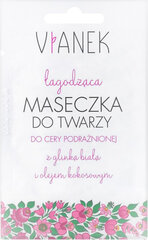 Drėkinanti veido kaukė Vianek Soothing Face Mask, 10g kaina ir informacija | Veido kaukės, paakių kaukės | pigu.lt