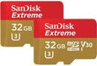 SanDisk Extreme microSDHC 32GB + SD adapteris kaina ir informacija | Atminties kortelės fotoaparatams, kameroms | pigu.lt