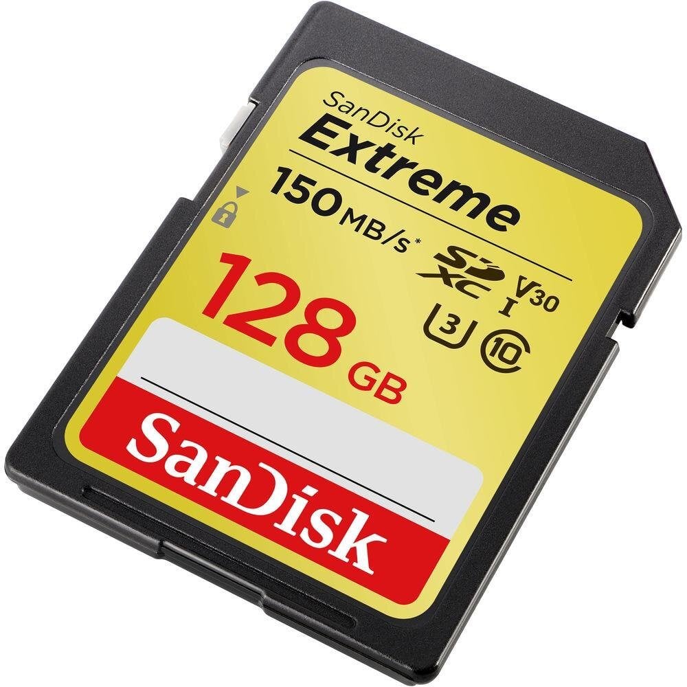 SanDisk Extreme SDXC 128GB цена и информация | Atminties kortelės fotoaparatams, kameroms | pigu.lt