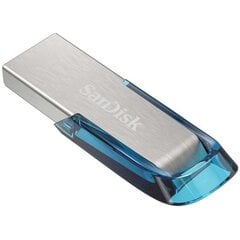 SanDisk Ultra Flair USB 3.0 128GB, Mėlynas kaina ir informacija | USB laikmenos | pigu.lt