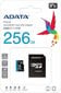 ADATA AUSDX256GUICL10A1-RA1 цена и информация | Atminties kortelės telefonams | pigu.lt