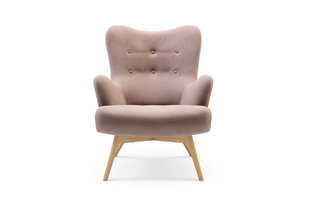 Кресло Zele, светло-розовое цена и информация | Кресла в гостиную | pigu.lt