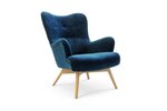 Кресло Zele, темно-синее