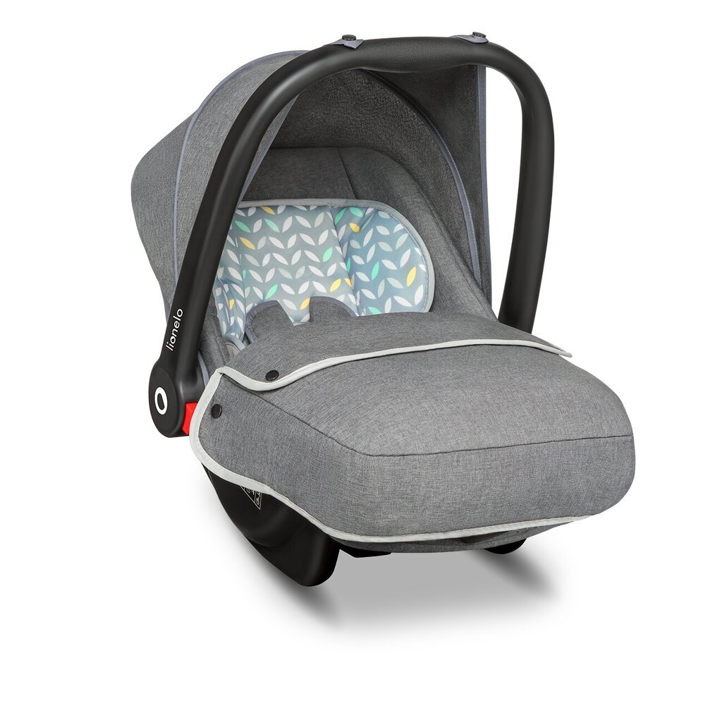 Automobilinė kėdutė Lionelo Noa Plus, 0-13 kg, Grey Scandi kaina ir informacija | Autokėdutės | pigu.lt