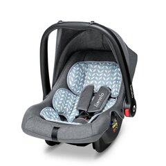 Automobilinė kėdutė Lionelo Noa Plus, 0-13 kg, Grey Scandi kaina ir informacija | Autokėdutės | pigu.lt