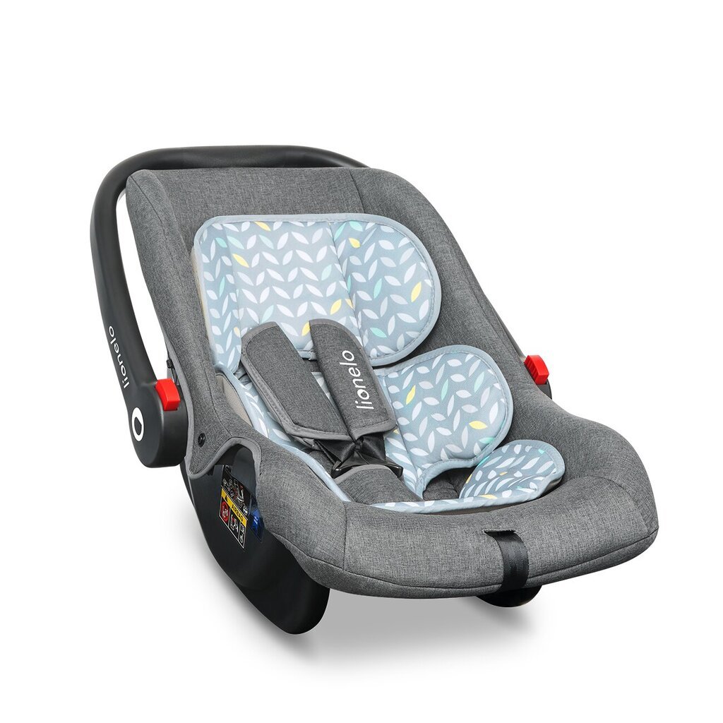 Automobilinė kėdutė Lionelo Noa Plus, 0-13 kg, Grey Scandi kaina ir informacija | Autokėdutės | pigu.lt