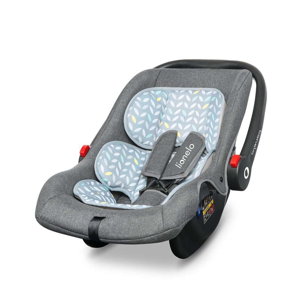 Automobilinė kėdutė Lionelo Noa Plus, 0-13 kg, Grey Scandi kaina ir informacija | Autokėdutės | pigu.lt