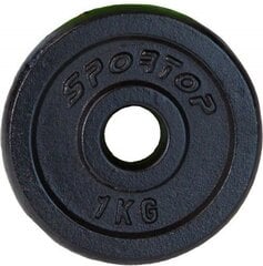 Svoris Sportop, 1kg kaina ir informacija | Svoriai, svarmenys, grifai | pigu.lt