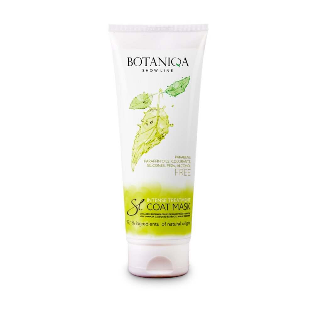 Botaniqa Show Line Intense Treatment Coat Mask šunims 250ml kaina ir informacija | Kosmetinės priemonės gyvūnams | pigu.lt