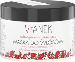 Plaukų kaukė šviesiems, šviesintiems plaukams Vianek 150 ml цена и информация | Средства для укрепления волос | pigu.lt