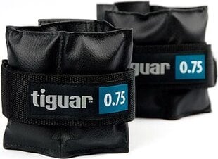 Утяжелители для рук и ног Tiguar, 2x0.75 кг цена и информация | Гантели, штанги, гири | pigu.lt