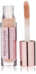 Skysta maskuojamoji priemonė Makeup Revolution London Conceal & Define 4 g kaina ir informacija | Makiažo pagrindai, pudros | pigu.lt