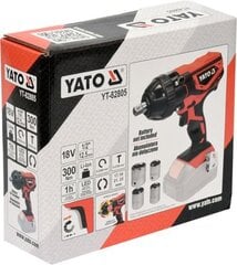Аккумуляторный ударный гайковерт Yato 300Nm YT-82805 цена и информация | Шуруповерты, дрели | pigu.lt