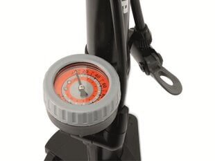 Dviračio pompa su manometru Dunlop, juoda kaina ir informacija | Pompos dviračiams | pigu.lt