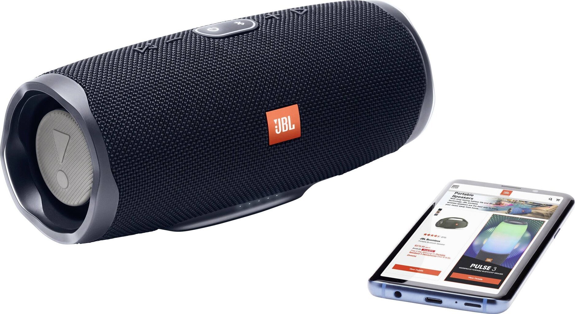 Беспроводная колонка JBL Charge 4, черный, JBL Charge 4 black цена | pigu.lt