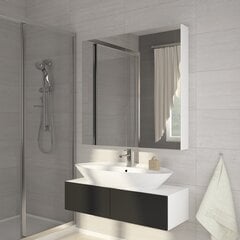 Подвесной шкафчик для ванной комнаты Della, белый цена и информация | Meblocross Мебель для ванной | pigu.lt