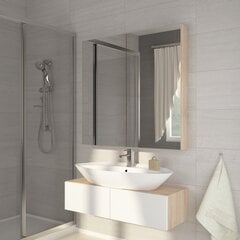 Подвесной шкаф для ванной комнаты Della, цвета дуба цена и информация | Meblocross Мебель для ванной | pigu.lt