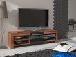 TV staliukas Flex, rudas/juodas kaina ir informacija | TV staliukai | pigu.lt