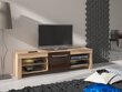 TV staliukas Flex, ąžuolo/rudos spalvos kaina ir informacija | TV staliukai | pigu.lt