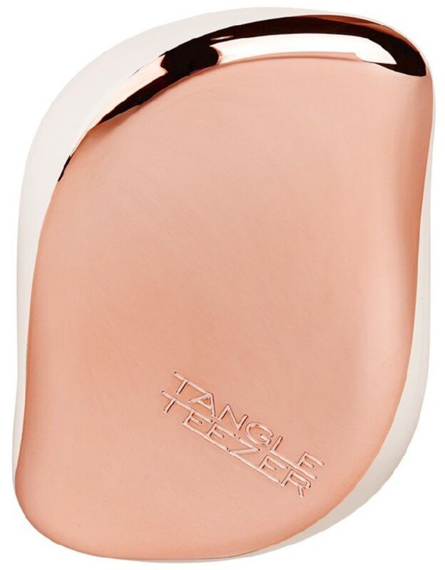 Plaukų šepetys Tangle Teezer Compact Styler, Rose Gold Cream цена и информация | Šepečiai, šukos, žirklės | pigu.lt